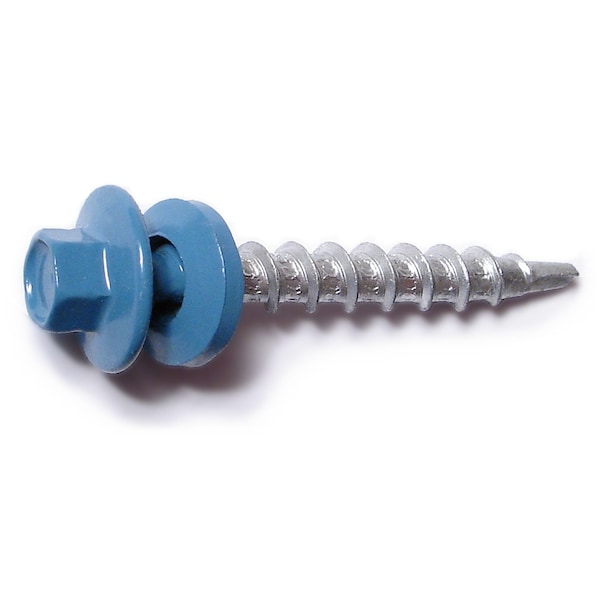 Midwest Fastener Self-Drilling Screw, #10 x 1-1/2 in, Painted Steel Flange Hex Head External Hex Drive, 20 PK 30248 - main